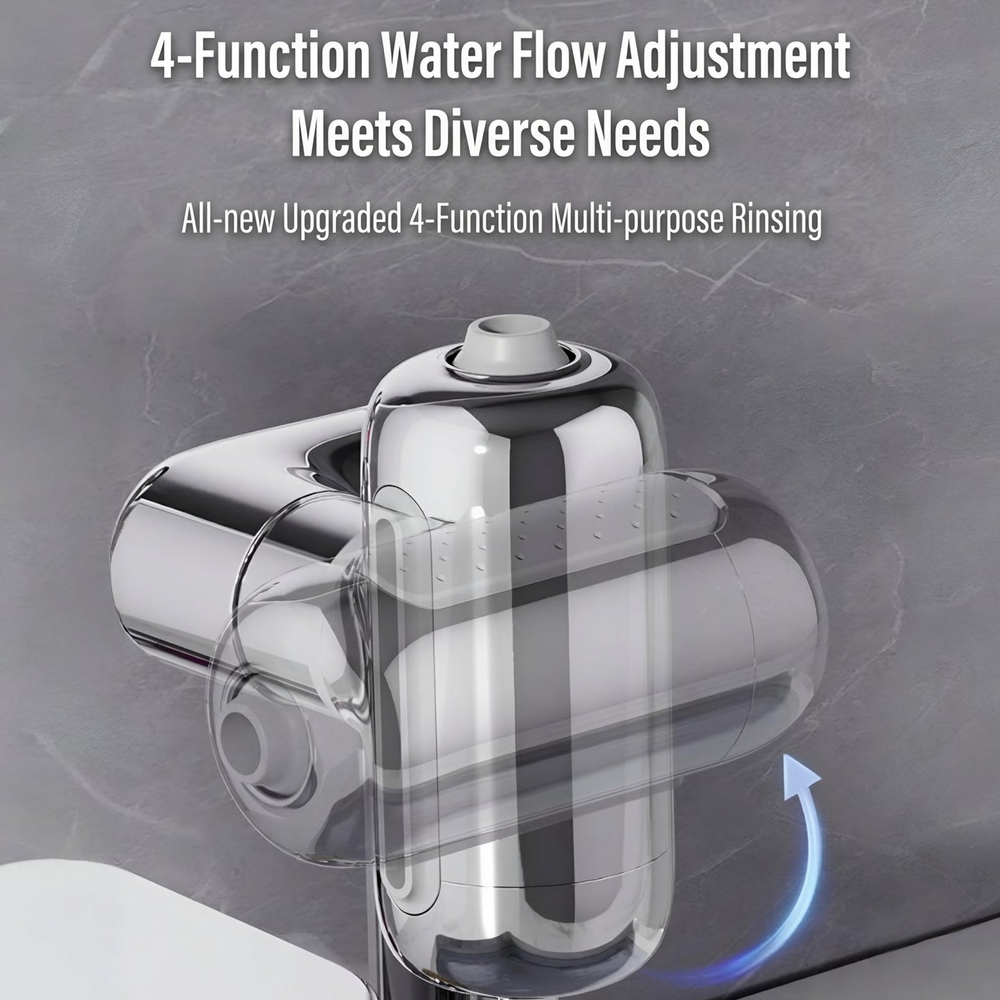 360° Rotating Four-Mode Waterfall Machanical Arm