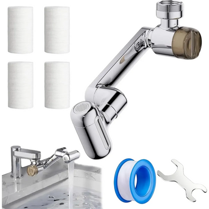 360° Rotating 4-Mode Waterfall Mechanical Arm