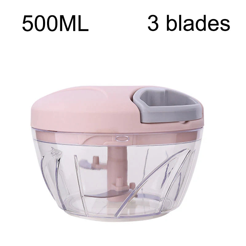 Manual Meat, Vegetable And Garlic Chopper