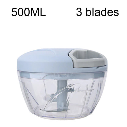 Manual Meat, Vegetable And Garlic Chopper