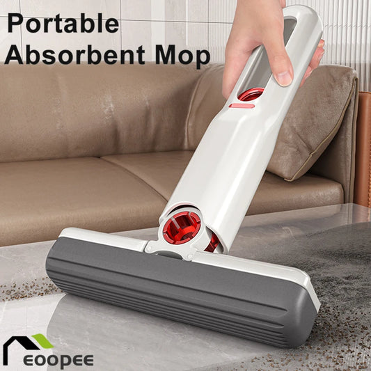 Cleaning Mops With Sponge Self-squeezing