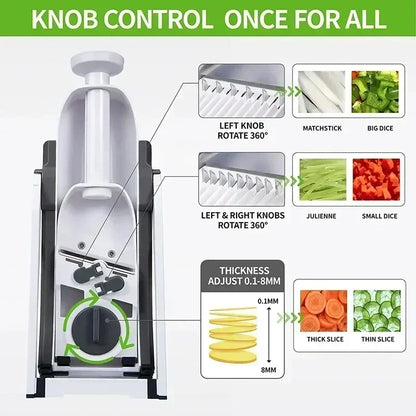 Manual Slicer Multifunction Vegetable Food Chopper