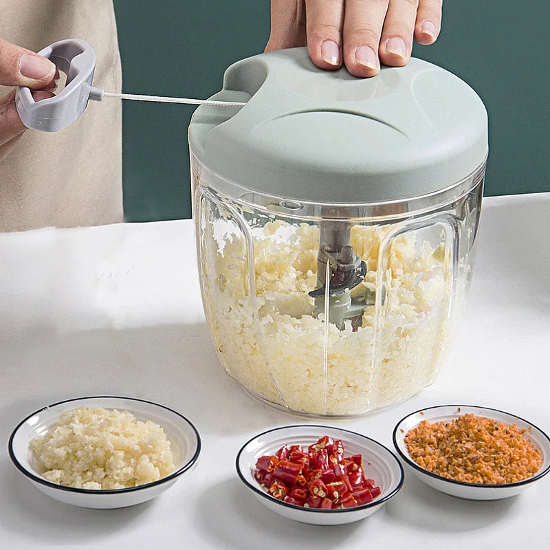 Manual Meat, Vegetable And Garlic Chopper