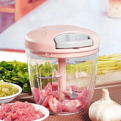 Manual Meat, Vegetable And Garlic Chopper